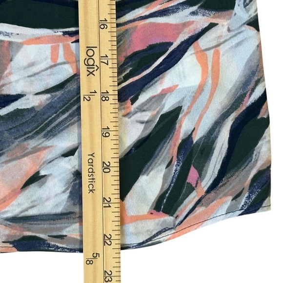 Nine West Women's Abstract Print Top - Multicolor - Picture 5 of 8